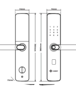 Khóa điện tử chống cháy Hubert HB CGDA05