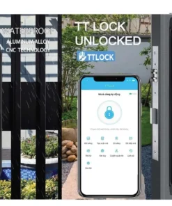 Khóa điện tử cửa nhôm Hubert HB CN79 Black