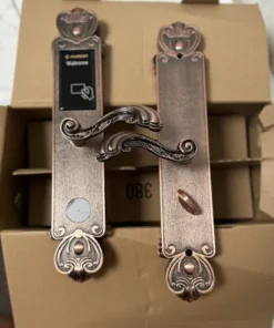 Khóa điện tử khách sạn Hubert HB KS86 Amber Gold