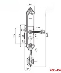 Khóa điện tử đại sảnh GIOVANI GSL-A165