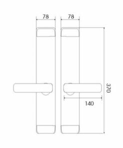 Khóa điện tử cửa gỗ DEMAX SL768 BN