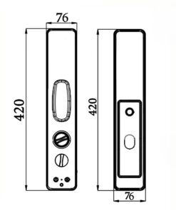 Khóa điện tử cửa gỗ DEMAX SL828