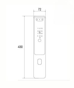 Khóa điện tử cửa gỗ DEMAX SL899 GC