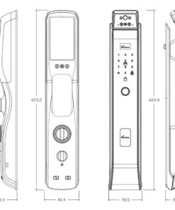 Khóa điện tử cửa gỗ DEMAX SL919