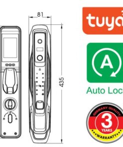 Khóa điện tử cửa gỗ DEMAX SL968 CB