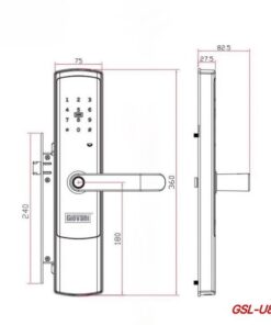 Khóa điện tử cửa gỗ GIOVANI GSL-U801