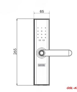 Khóa điện tử cửa gỗ GIOVANI GSL-K591