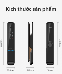 Khóa điện tử cửa gỗ PHILIPS 9300