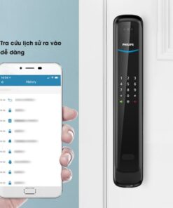 Khóa điện tử cửa gỗ PHILIPS DDL702-8HWS