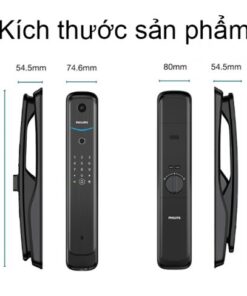 Khóa điện tử cửa gỗ PHILIPS DDL702-1HWS