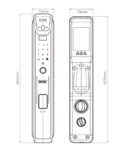 Khóa điện tử cửa gỗ GIOVANI GSL-G515