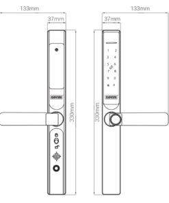 Khóa điện tử cửa nhôm GIOVANI GSL-586