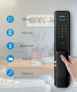 Khóa điện tử cửa gỗ PHILIPS Alpha