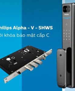 Khóa điện tử cửa gỗ PHILIPS ALPHA-V-5HWS
