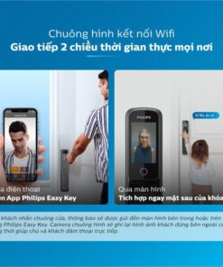 Khóa điện tử cửa gỗ PHILIPS ALPHA-VP-5HWS