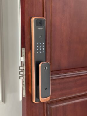 Khóa điện tử cửa gỗ PHILIPS ALPHA-VP-5HWS