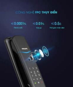 Khóa điện tử cửa gỗ PHILIPS DDL702E Khóa điện tử cửa gỗ PHILIPS DDL702E