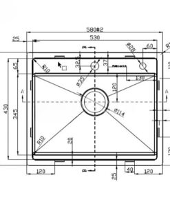 Chậu rửa bát Eurogold EUS55848