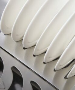 Giá bát đĩa hộp âm tủ ray giảm chấn Eurogold EU133 Giá bát đĩa hộp âm tủ ray giảm chấn Eurogold EU133