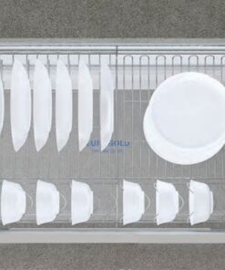 Giá xoong nồi bát đĩa dẹt đa năng gắn cánh âm tủ Eurogold EP