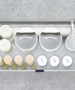 Giá xoong nồi hộp 2 lớp đáy âm tủ Eurogold EU131