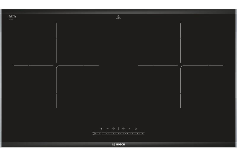 Vẻ ngoài đầy nổi bật của bếp từ đôi Bosch PPI82560MS Series 8