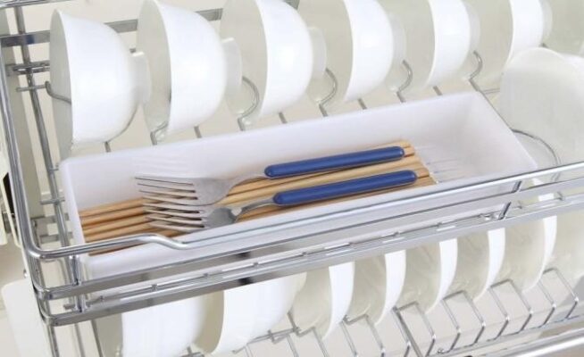 Giá bát đĩa nâng hạ Eurogold EVI