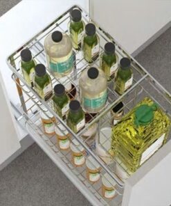 Giá gia vị inox nan dẹt – Hệ dẫn hướng chống rung Eurogold EP22