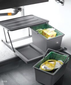 Thùng rác âm tủ cao cấp E008