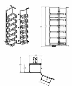 Tủ kho inox hộp cánh mở Eurogold M040 Tủ kho inox hộp cánh mở Eurogold M040