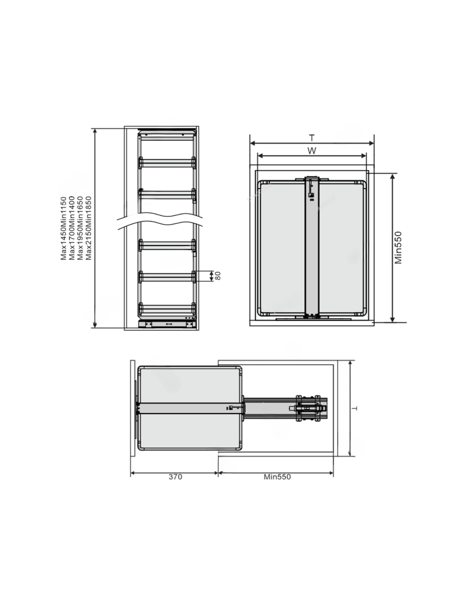 tu-kho-inox-hop-canh-rut-M030 2 Tủ kho inox hộp cánh rút Eurogold M030