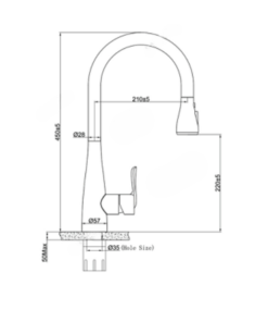 Vòi rửa bát Eurogold EUF119MR