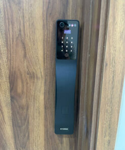 Khoá điện tử cửa gỗ Hyundai HY-SLA807F Black Khoá điện tử cửa gỗ Hyundai HY-SLA807F Black