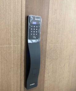 Khoá điện tử cửa gỗ Hyundai HY-SLA807F Black Khoá điện tử cửa gỗ Hyundai HY-SLA807F Black