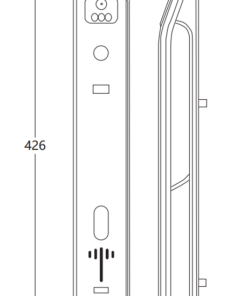 Khoá điện tử cửa gỗ Hyundai HY-SLA808