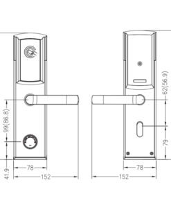 Khóa điện tử khách sạn Hyundai HY-HL01