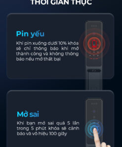 Khóa điện tử cửa gỗ Kaadas Q9-FVP