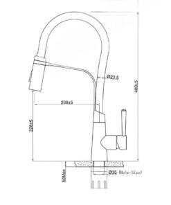 Vòi rửa bát Eurogold EUF228BM