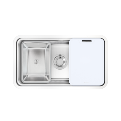 Chậu rửa bát 1 hố chống xước Konox KN8347SU Dekor Full