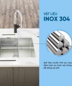 Chậu rửa bát 1 hố chống xước Konox KN6044SU Dekor