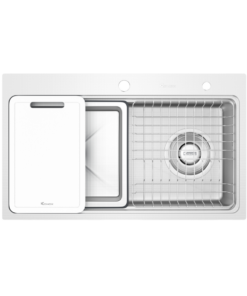 Chậu rửa bát 1 hố chống xước Konox KN8048TS Dekor