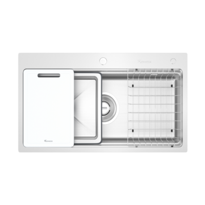 Chậu rửa bát 1 hố chống xước Konox KN8751TS Dekor