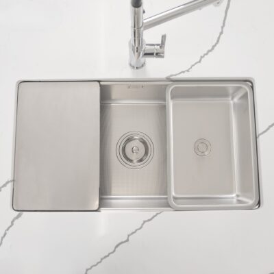 Chậu rửa bát chống xước Konox KN8146SU Dekor-Full