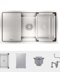 Chậu rửa bát chống xước Konox KN8146SU Dekor-Full