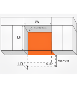 Giá bát đĩa nâng hạ điện có sấy khô Garis ML06.9H