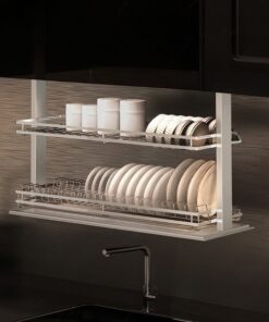 Giá bát đĩa nâng hạ điện điều khiển bằng giọng nói/cảm ứng Garis GL06X