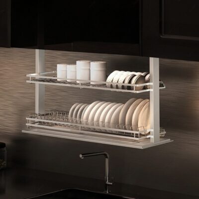 Giá bát đĩa nâng hạ điện Garis GL06X giọng nói/cảm ứng Giá bát đĩa nâng hạ điện Garis GL06X giọng nói/cảm ứng