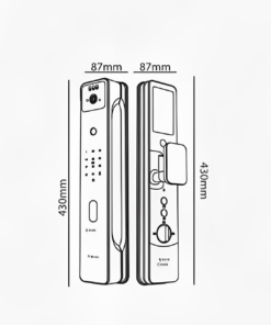 Khóa điện tử cửa gỗ Bosch FU8 PLUS