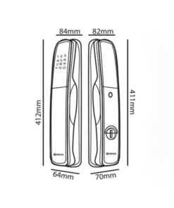 Khóa điện tử cửa gỗ Bosch EL800X EU
