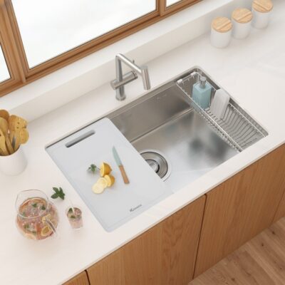 Chậu rửa bát chống xước phong cách Nhật TARI 7648SR